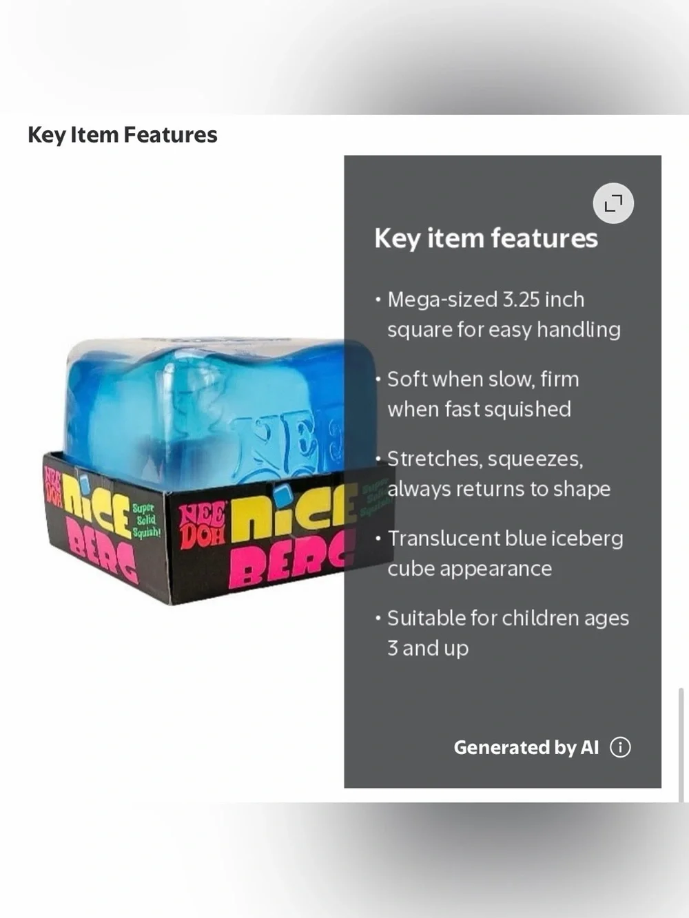 NeeDoh Nice Berg Blue